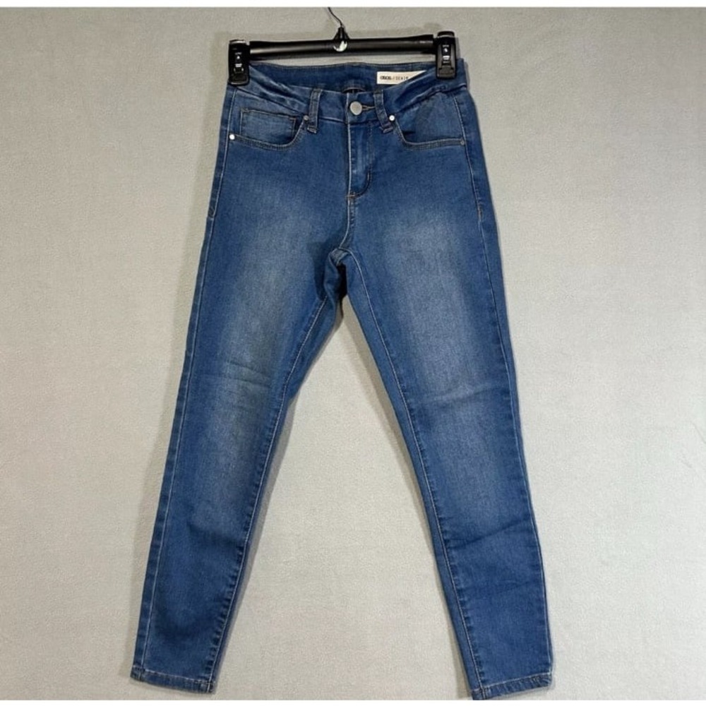 Asos‎ Skinny Jeans Womens Size 25x30 High Rise Blue Denim